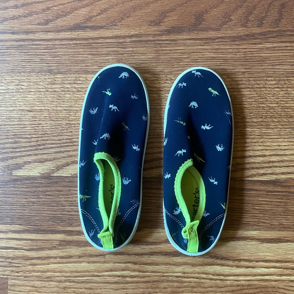 Carters Dinosaur Slip On Water Shoes Size 2
